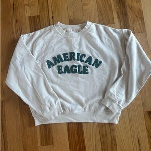 American Eagle Cream Crewneck